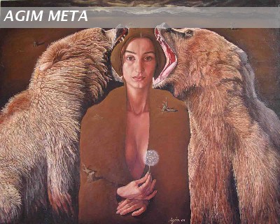 The visible bears and the invisible woman