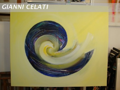 Spirale del tempo-colore giallo