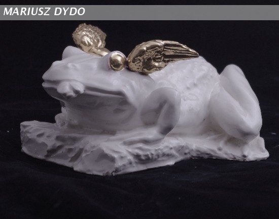 Winged frog
